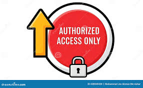 Authorized cybersecurity access illustration